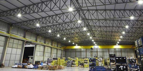 Industrial shade internal lighting 