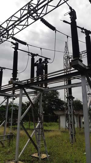 220 kv Substation Isolator Maintenance 