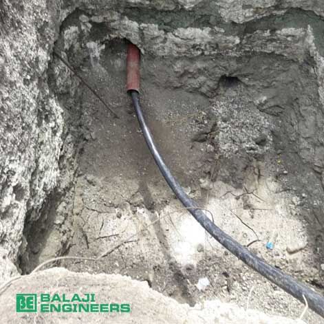 HORIZONATAL BOARING FOR UNDERGROUND CABLE LAYING