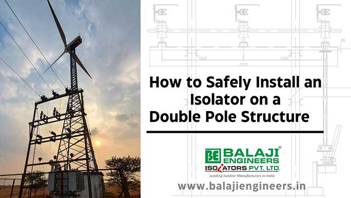 how to safely install an isolator on a double pole structure
